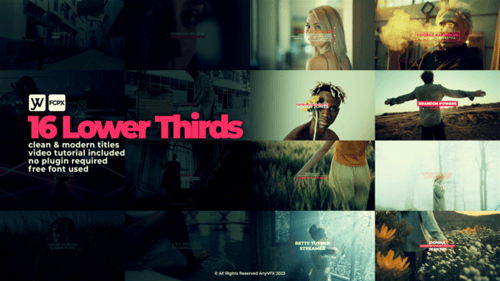 Dynamic Animated Lower Thirds for Modern Video Content