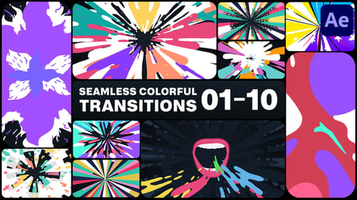 Vibrant Fluid Shape Transitions for Modern Video Editing