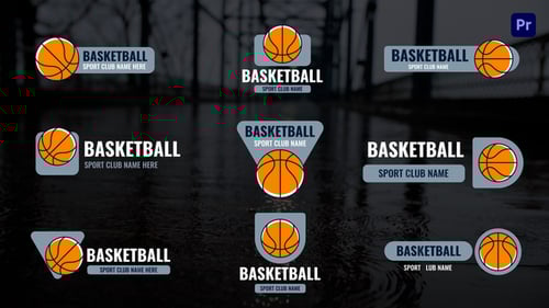 Basketball Titles Premiere Pro