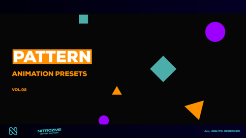 Abstract Pattern Animation Presets for Motion Graphics