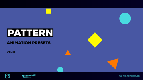 Pattern Motion Presets Vol. 06