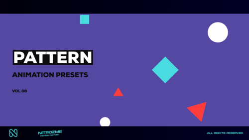 Pattern Motion Presets Vol. 08