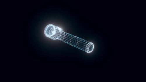 Flashlight Hologram Rotating Hd