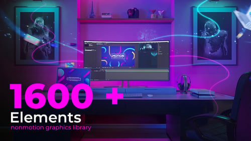Nonmotion Graphics Library | Extension for After Effects