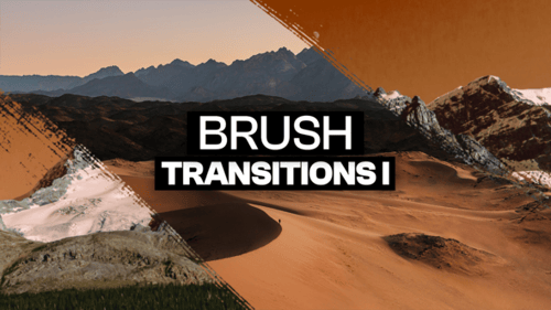 Dynamic Brush Stroke Video Transition Pack