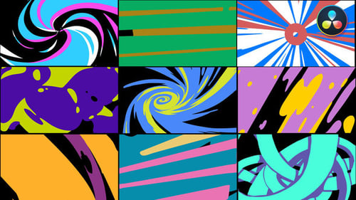 Dynamic Fluid Hand-Drawn Shape Transition Pack