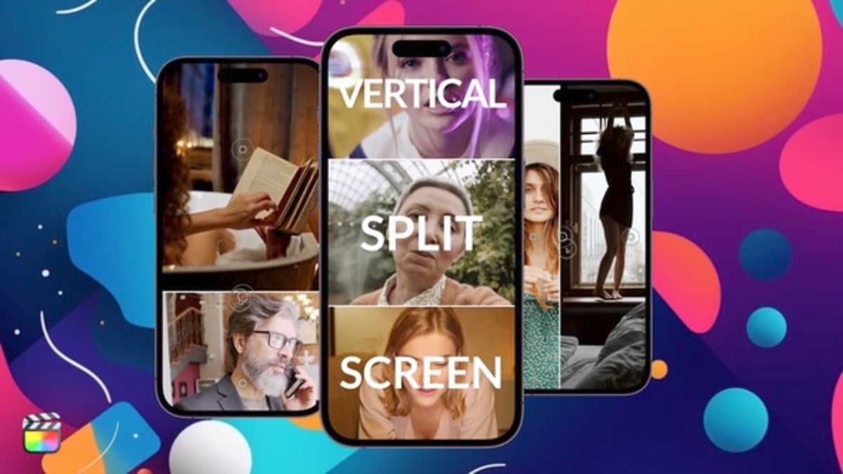 Vertical Split Screen | FCPX Tool, Elements ft. vertical split ...