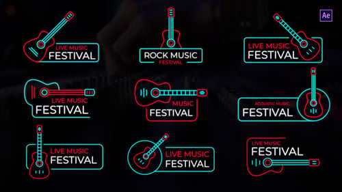 Guitar Music Titles After Effects