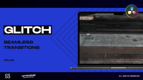 Glitch Transitions Vol. 03 for DaVinci Resolve