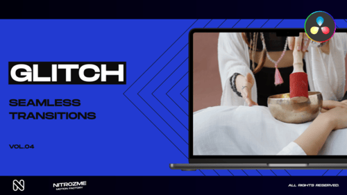 Glitch Transitions Vol. 04 for DaVinci Resolve