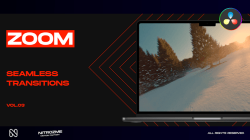 Zoom Transitions Vol. 03 for DaVinci Resolve