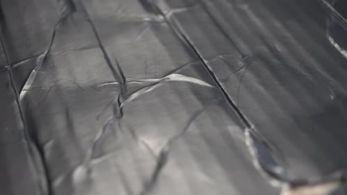 Macro Rotation Black Scratched Torn Worn Paper