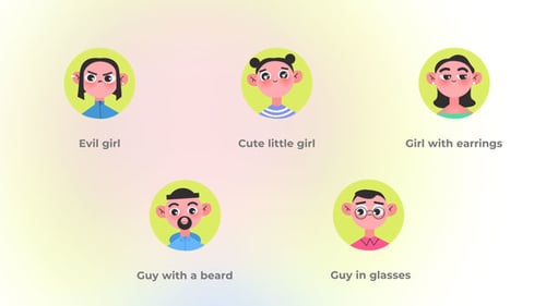 Emotional People - Avatars Concept