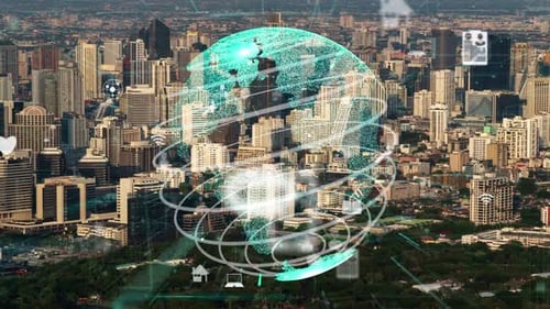 Global connection and the internet network modernization in smart city