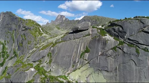 Aerial Mountain Landscape