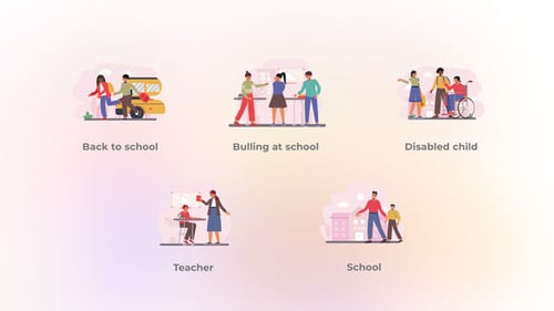 Retour à l'école - Flat Concepts