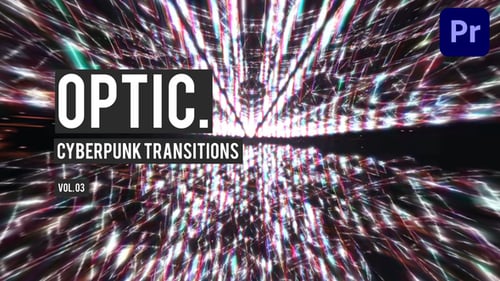 Futuristic Cyberpunk Glitch Transitions and Effects