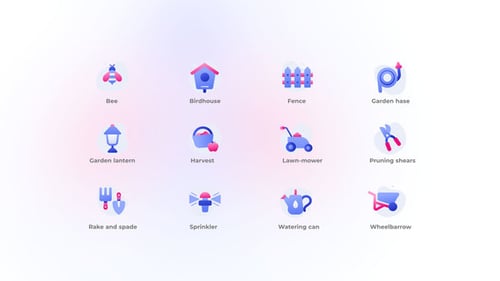 Garden - Gradient Icons