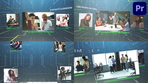 Corporate 3D Slideshow for Premiere Pro