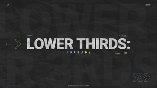 Lower Thirds: Urban (MoGRT)