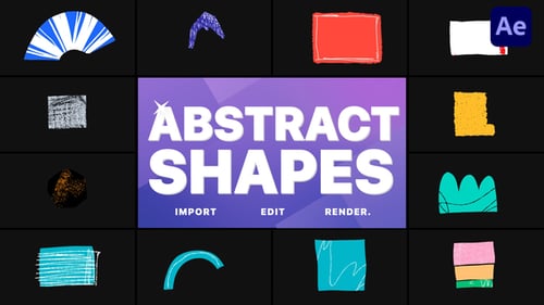 Dynamic Hand-Drawn Abstract Shape Animations Pack
