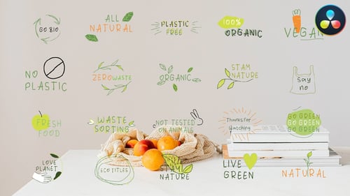 Eco Titles for DaVinci Resolve