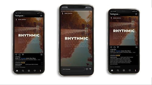 Fast Rhythmic Typography Instagram