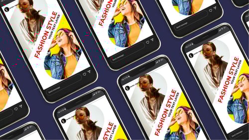 Dynamic Vertical Fashion Social Media Story Template