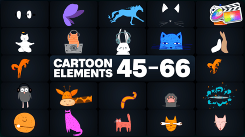 Whimsical Hand-Drawn Animated Characters and Motion Graphics Elements