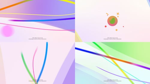 Dynamic Flowing Lines Logo Reveal