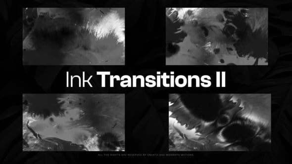20 Ink Transitions II, Broadcast Packages ft. ink transition ...