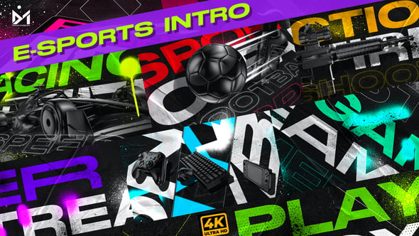 Dynamic Esports Channel Opener, Openers ft. game ui & player intro - Envato