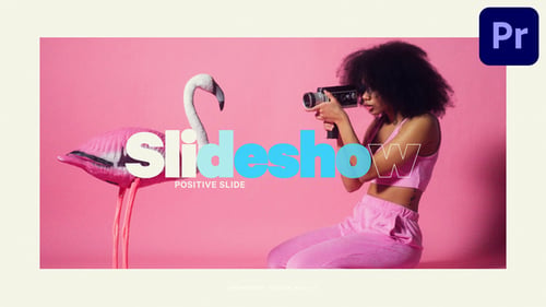 Slideshow Positive Slide for Premiere Pro