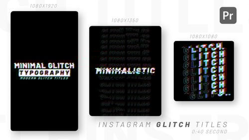 Glitch Text Animations for Modern Social Media Stories