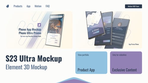 Dynamic 3D Phone Mockup for Modern App Promotions