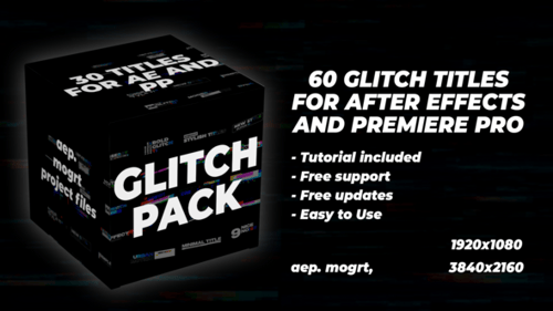 Dynamic Glitch Text Animations Pack