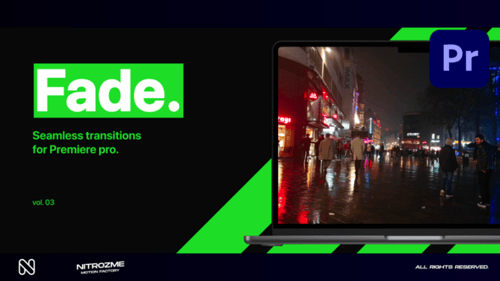 Fade Transitions Band 03 für Premiere Pro
