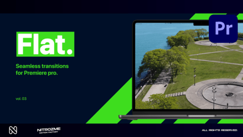 Flat Transitions Vol. 03 for Premiere Pro