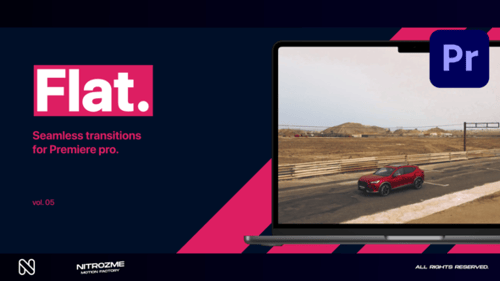 Flat Transitions Vol. 05 für Premiere Pro