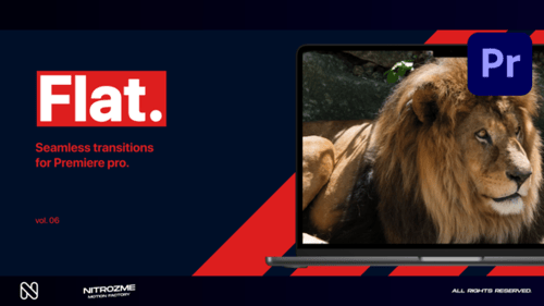 Flat Transitions Vol. 06 for Premiere Pro