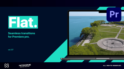 Flat Transitions Vol. 07 for Premiere Pro