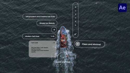 Modern Minimal Call Outs for Informative Videos