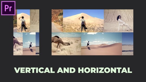 Rhythmic Video Opener with Dynamic Text and Smooth Transitions