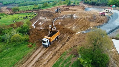 Highway Construction Work
