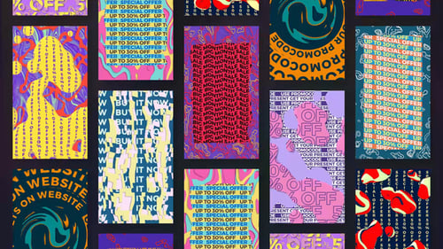Abstract Colorful Stories