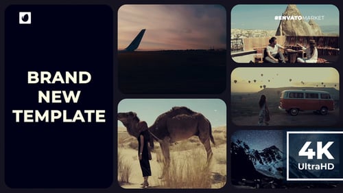 Split Screen Gallery Slideshow Opener