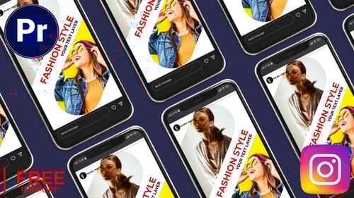 Fashion Instagram Stories MOGRT