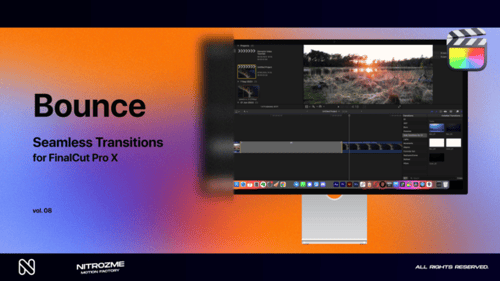 Dynamic Bounce Video Transitions Pack