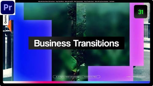 Transiciones empresariales para Premiere Pro