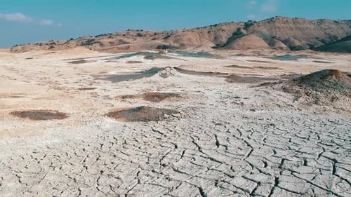 Desert drone view